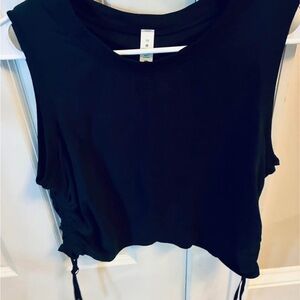 Lululemon Athletica Black Sleeveless Crop Top